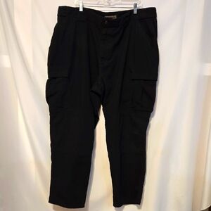 5.11 Tactical, Black Cargo Pants, 3XL Regular, Pockets, Durable, Breathable